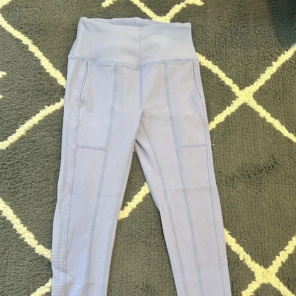 FP Movement Ribbed Light Blue Leggings - Picture 2 of 7